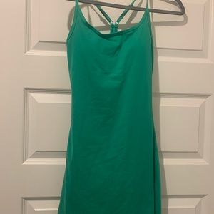 Green exercise dress